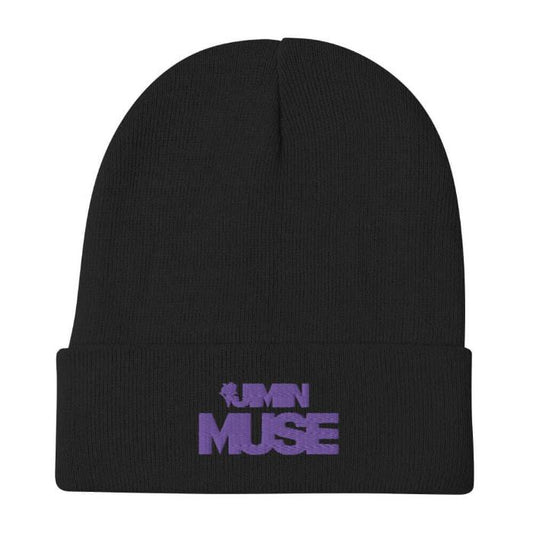 Jimin Muse Embroidered Beanie – BTS-Inspired Winter Fashion