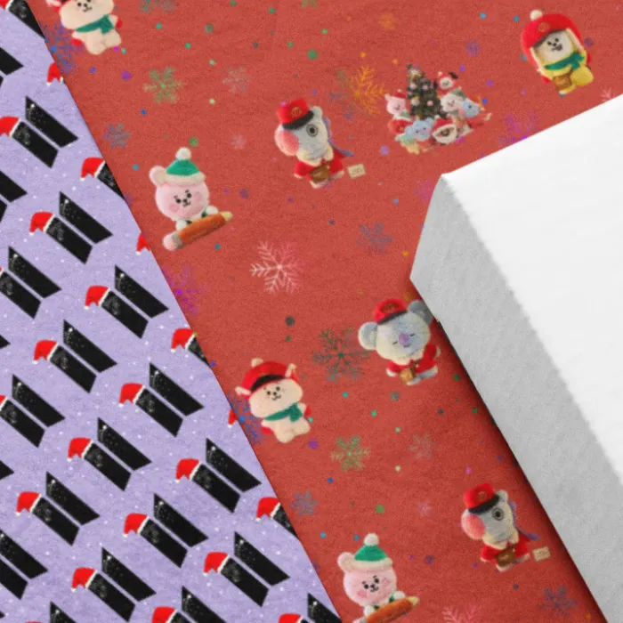 BT21 & BTS Christmas Wrapping Paper