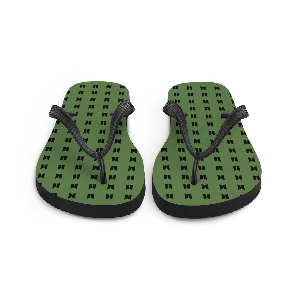 Flipflops in ARMY Green