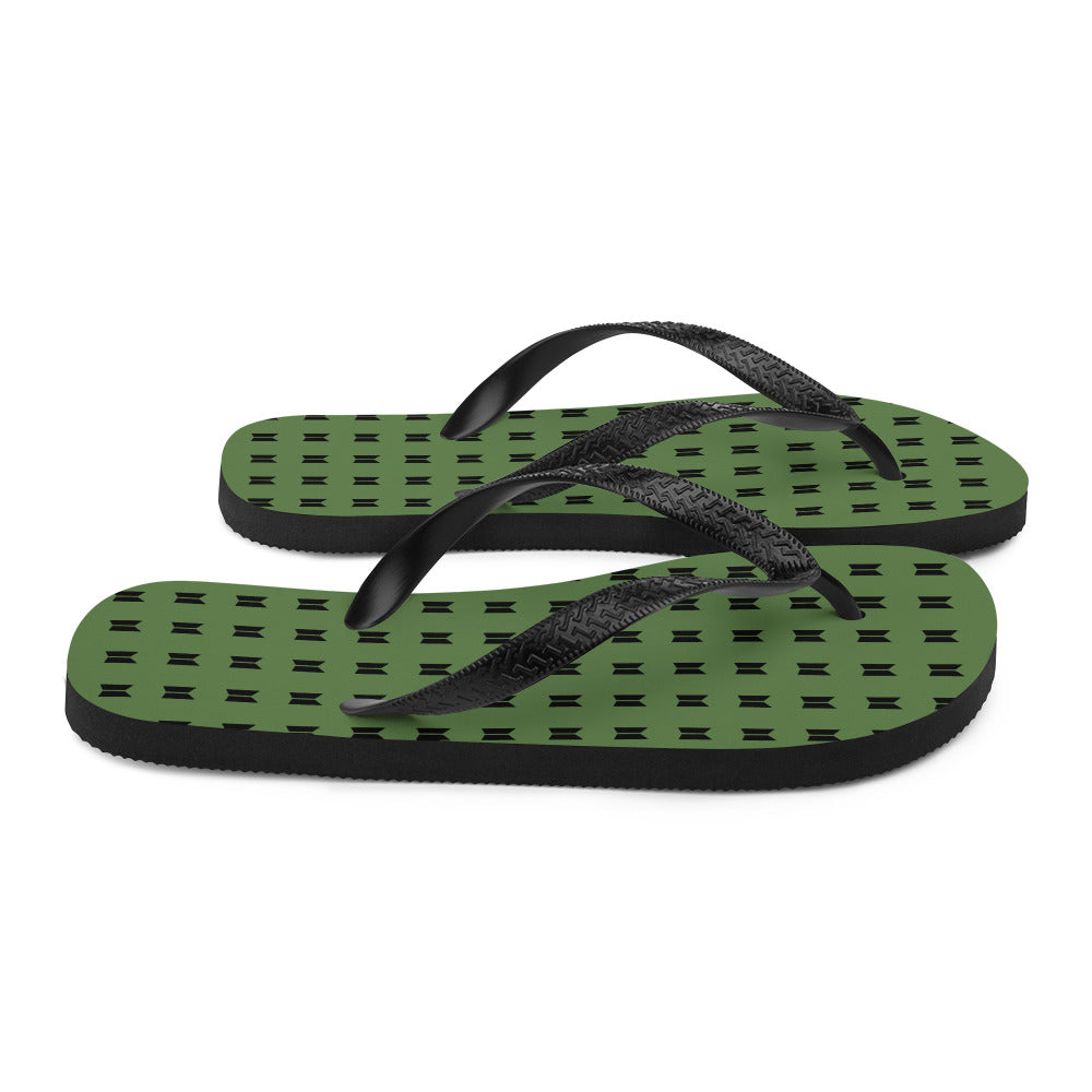 Flipflops in ARMY Green