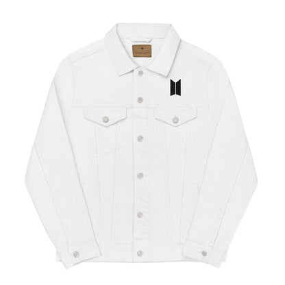 White Denim jacket- customize your ARMY Year