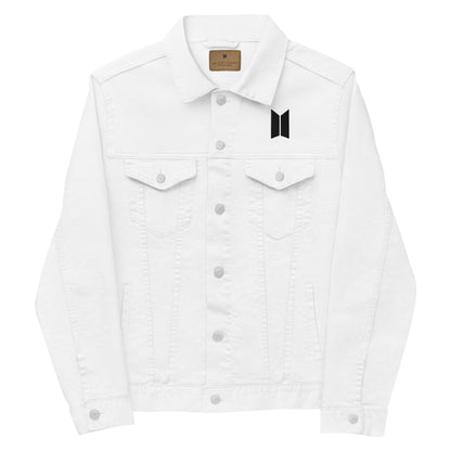 White Denim jacket- customize your ARMY Year